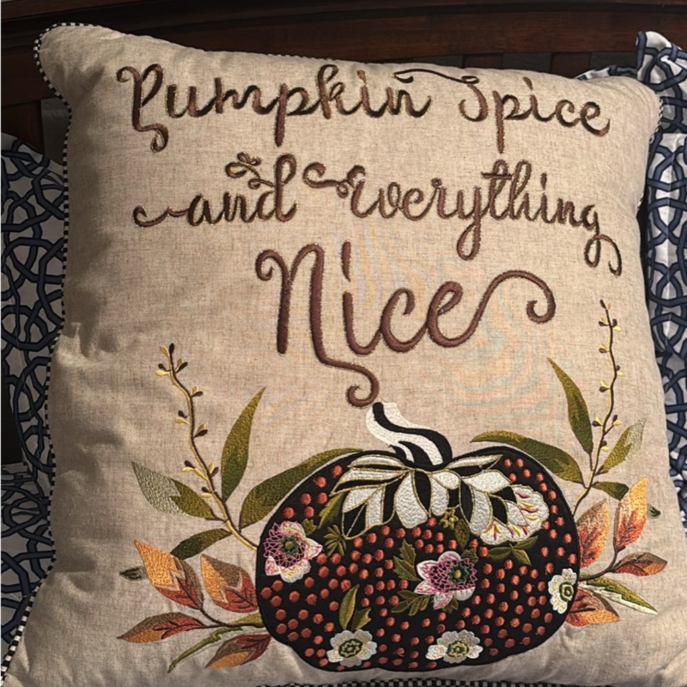 Pumpkin Spice Decorative Pillow